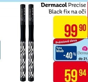 Linky oční Precise Black Dermacol