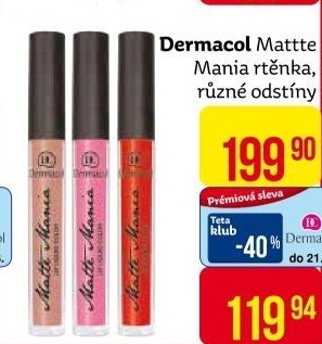 Rtěnka Matte Mania Dermacol