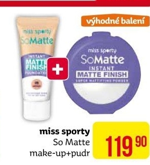 Balíček make up + pudr Perfect Stay Miss Sporty