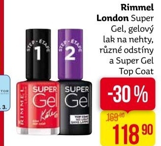 Lak na nehty SuperGel Rimmel