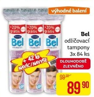 Odličovací tampony BEL