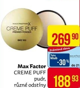 Pudr Creme Puff Max Factor