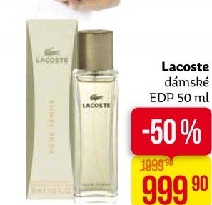Parfémovaná voda dámská Lacoste