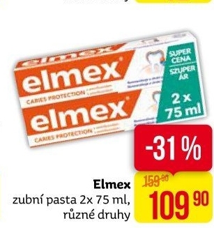 Pasty na zuby Elmex