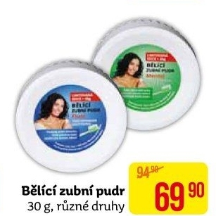 Pudr bělící na zuby EVA