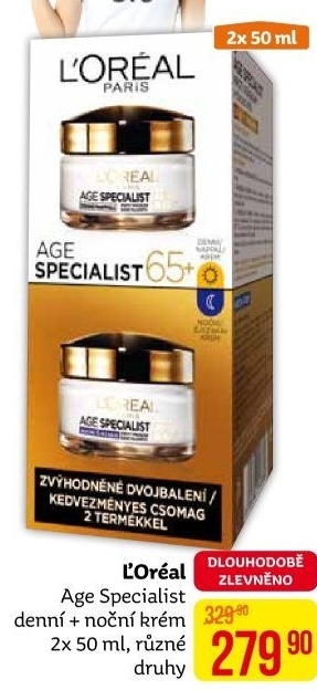 Balení krém denní a noční Age Specialist L'Oréal
