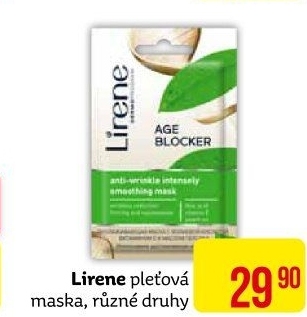 Pleťová maska Age blocker Lirene