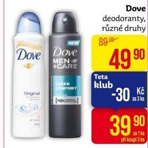Deodoranty Dove