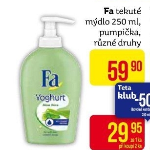 Tekuté mýdlo Fa