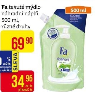 Tekuté mýdlo Fa - náhradní náplň