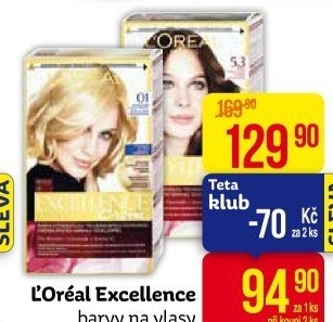 Barva na vlasy Excellence Creme L'oréal