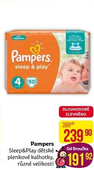 Pleny dětské Pampers Sleep &amp