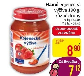 Výživa kojenecká Hamé