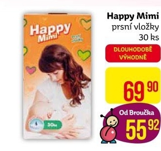 Prsní vložky Happy Mimi