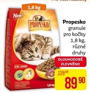 Granule pro kočky Propesko