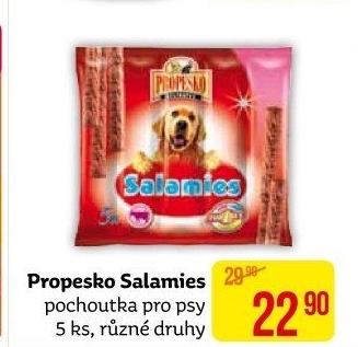 Pamlsky pro psy Salamies Propesko