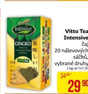 Čaj Intensive Vitto Tea