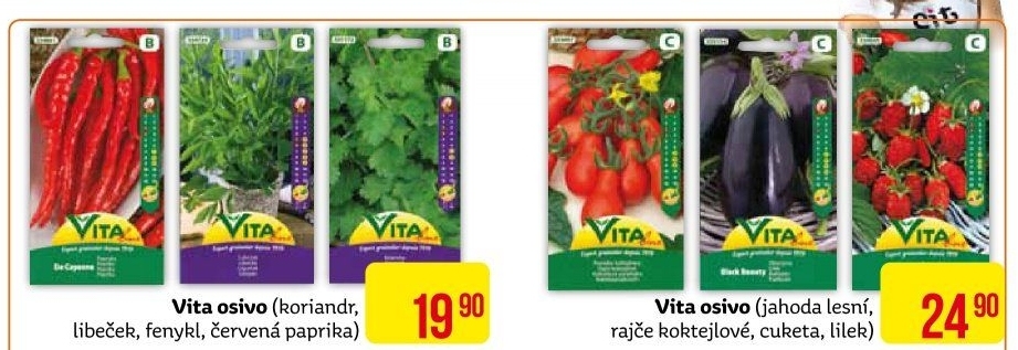 Zahradní osivo Vita
