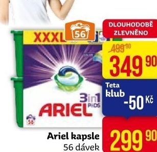 Prací kapsle 3v1 Ariel
