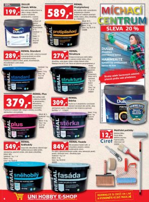 akční leták UNI HOBBY 22.2.2018-4.3.2018