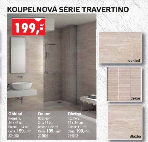 Obklad Travertino Rako