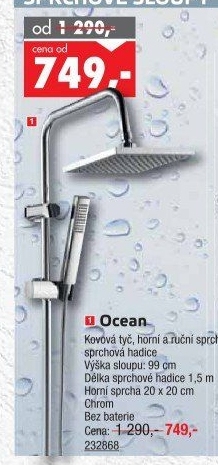 Sprchový sloup Ocean Luxo