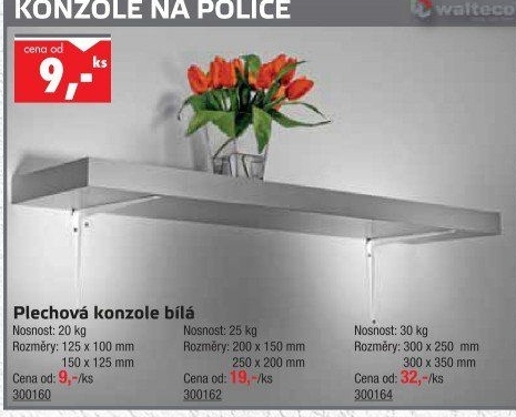 Konzole pod polici
