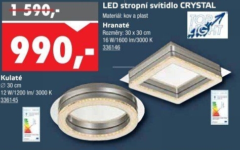LED svítidlo Crystal Top Light