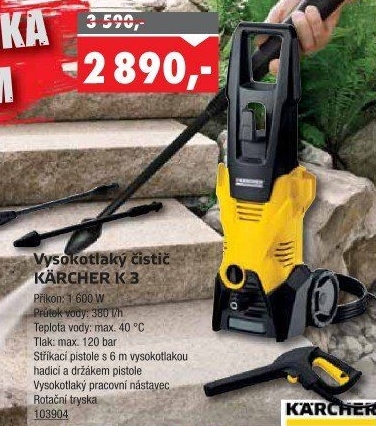 Vysokotlaký čistič K3 Kärcher