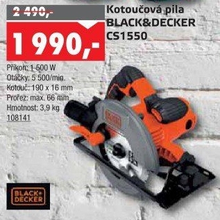Pila kotoučová CS1550 Black&amp