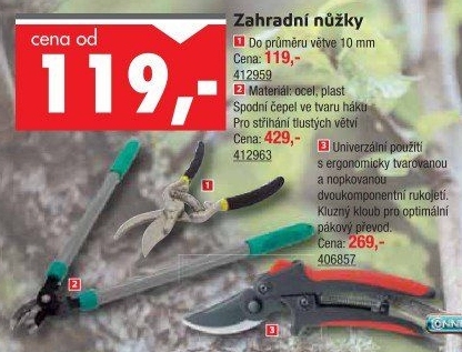 Zahradní nůžky JAD