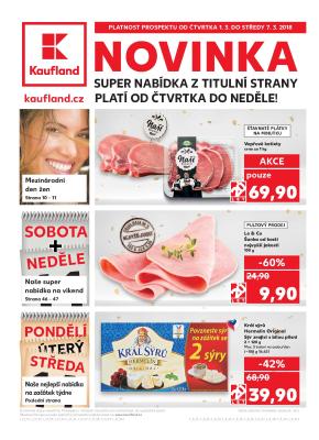 akční leták Kaufland 1.3.2018-7.3.2018