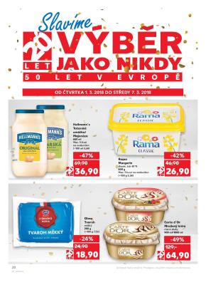 akční leták Kaufland 1.3.2018-7.3.2018