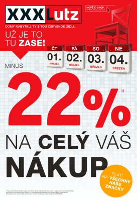 akční leták XXXLutz 26.2.2018-11.3.2018