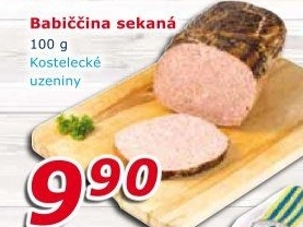 Sekaná babiččina Kostelecké uzeniny
