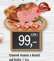 Uzené maso od kýty s kostí Krahulík