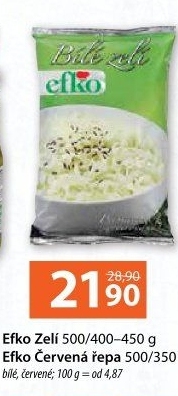 Červená řepa Efko