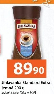 Instantní káva extra jemná Jihlavanka Standard
