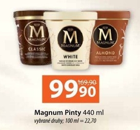 Zmrzlina v kelímku Magnum Algida