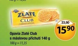 Sušenky Zlaté Club Opavia