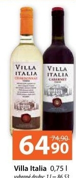 Vína Villa Italia