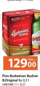 Pivo světlý ležák B: Original Budweiser Budvar