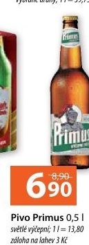 Pivo světlé výčepní 10° Primus