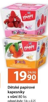 Papírové kapesníčky 2vrstvé Háppy Bella - box