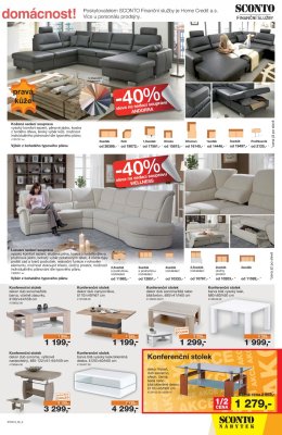 akční leták Sconto nábytek 28.2.2018-20.3.2018