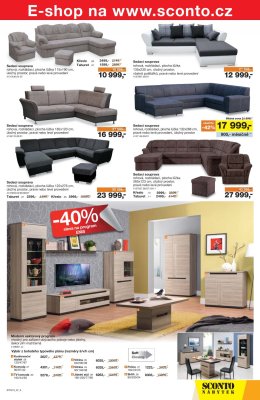 akční leták Sconto nábytek 28.2.2018-20.3.2018