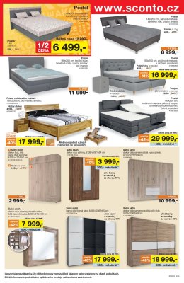 akční leták Sconto nábytek 28.2.2018-20.3.2018