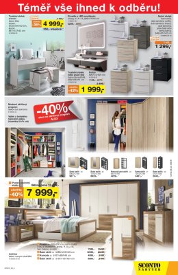 akční leták Sconto nábytek 28.2.2018-20.3.2018