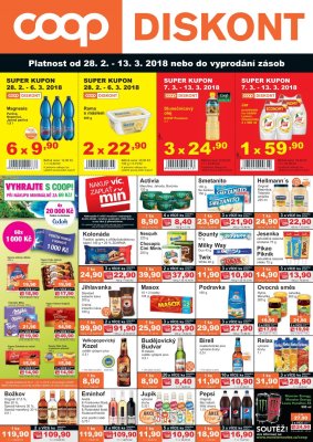 akční leták COOP 28.2.2018-13.3.2018