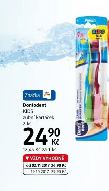 Kartáček na zuby dětský Dontodent